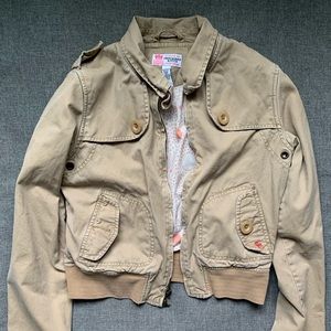 Abercrombie & Fitch Girls Khaki Jacket 10/12
